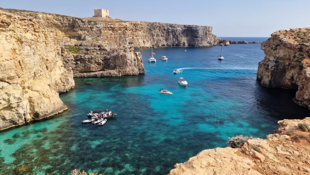 Bay with Boats, Comino