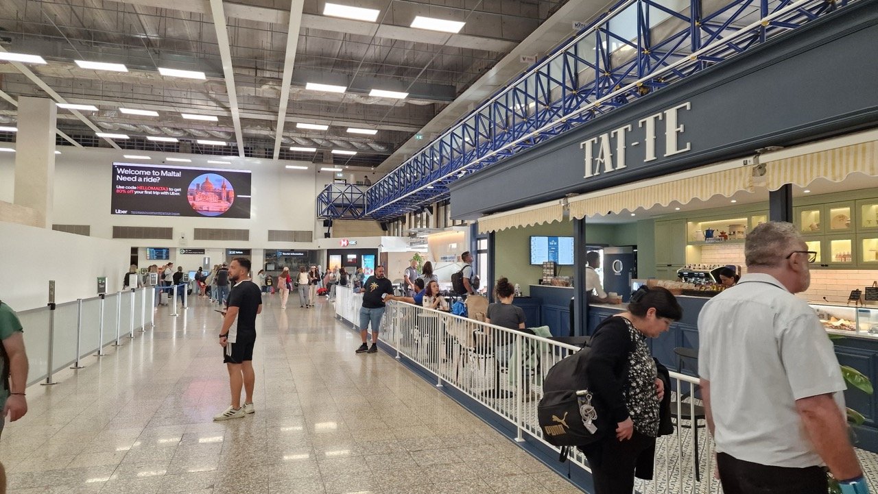 Welcome to Malta airport